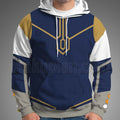 Ahsoka Tano Carnival Blue Cosplay Hoodie