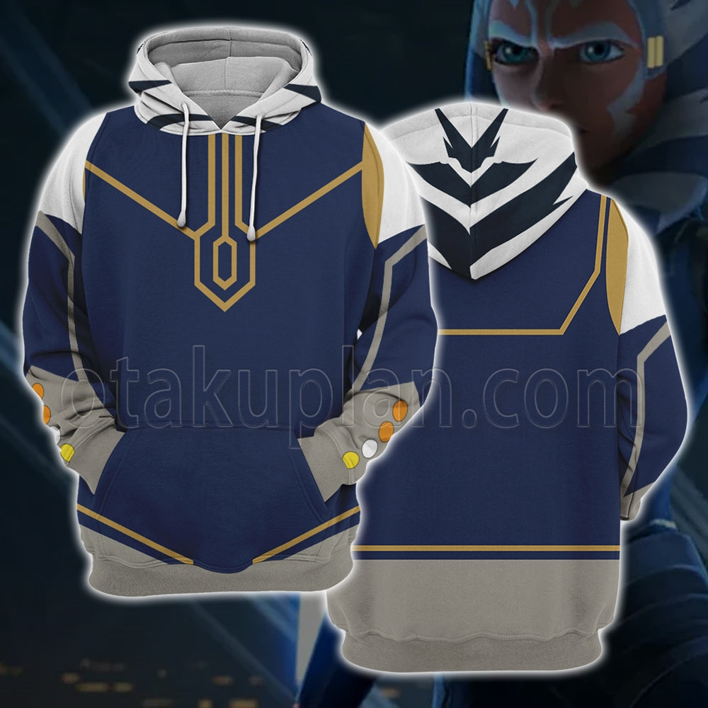 Ahsoka Tano Carnival Blue Cosplay Hoodie