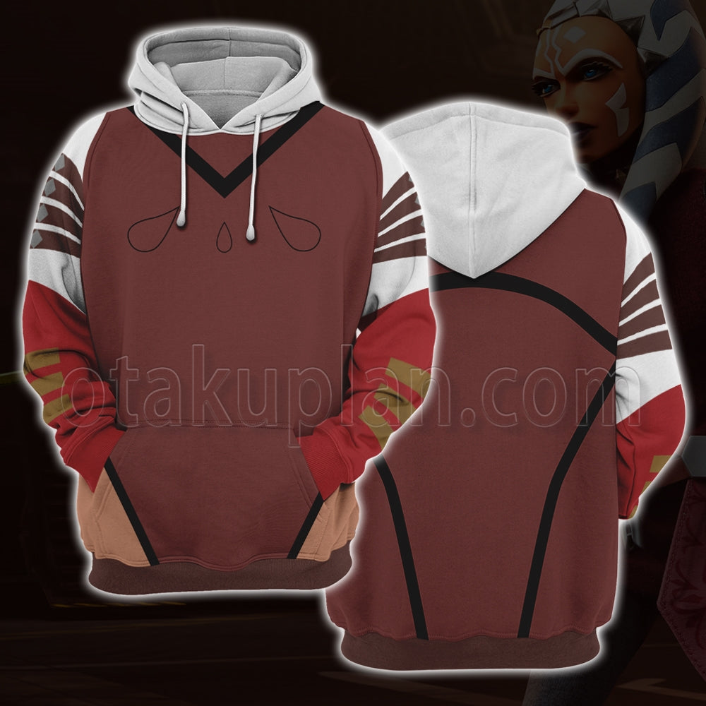 Ahsoka Tano Red Outfits Carnival Cosplay Hoodie