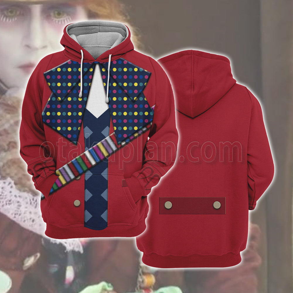 Alice In Wonderland Mad Hatter Cosplay Hoodie