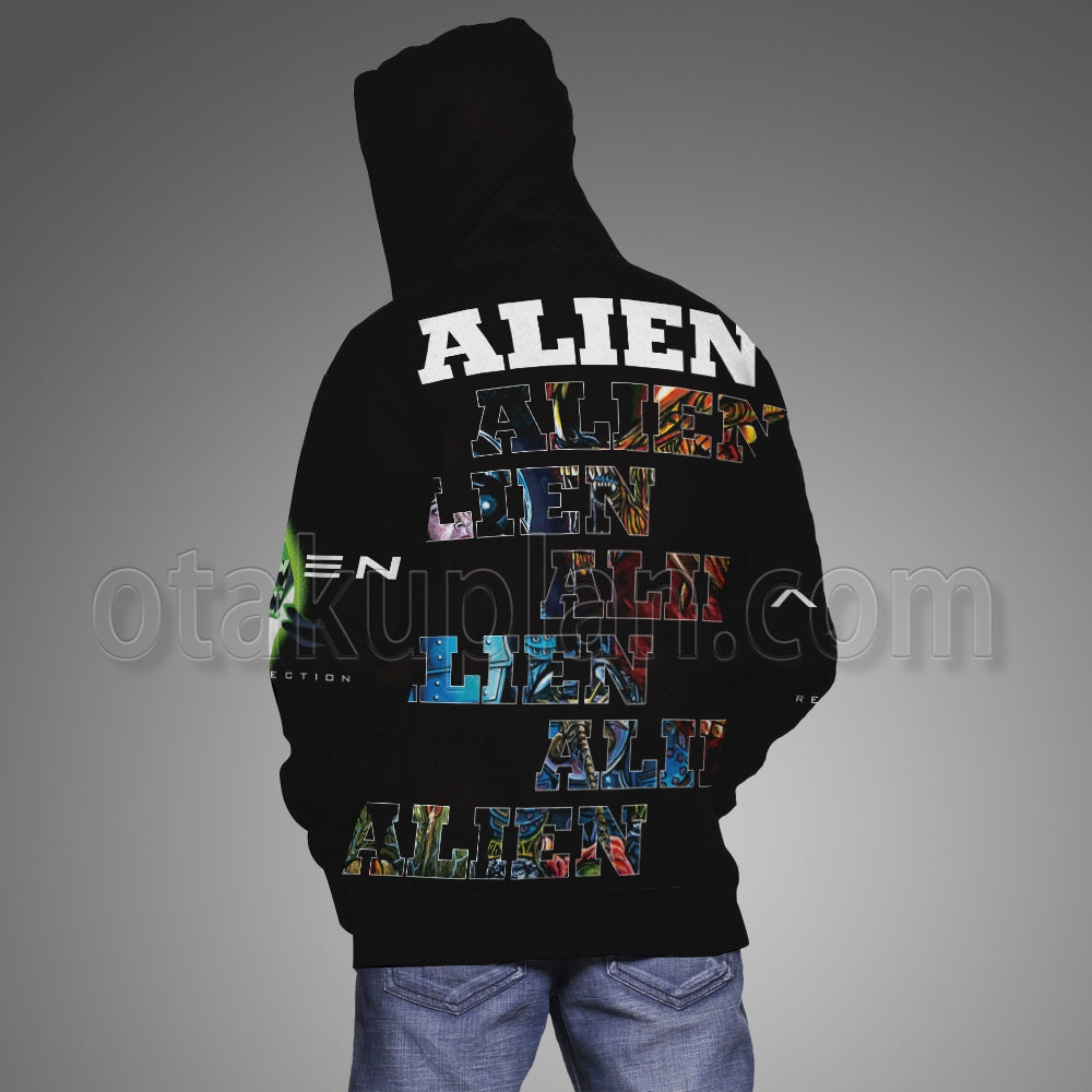Alien Resurrection 1979 Black And Yellow Hoodie