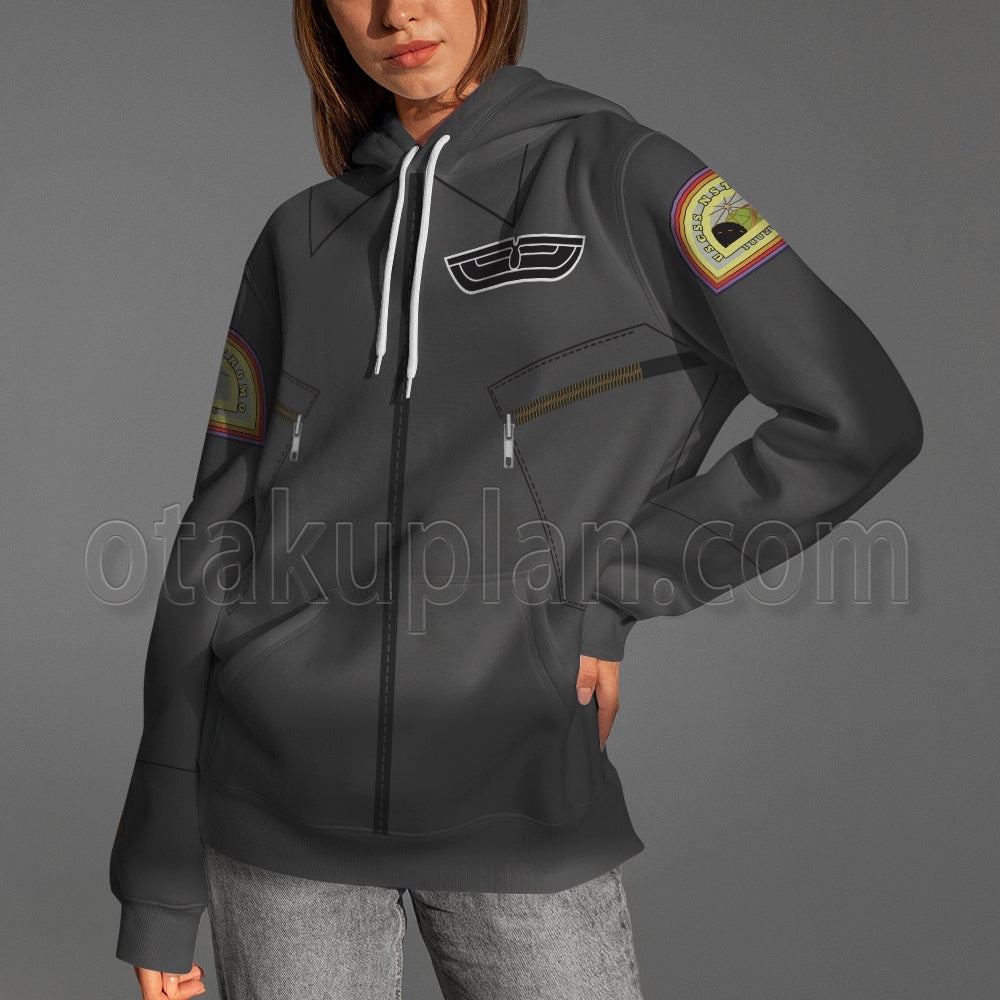 Alien Resurrection 1979 Ellen Ripley Grey Cosplay Hoodie