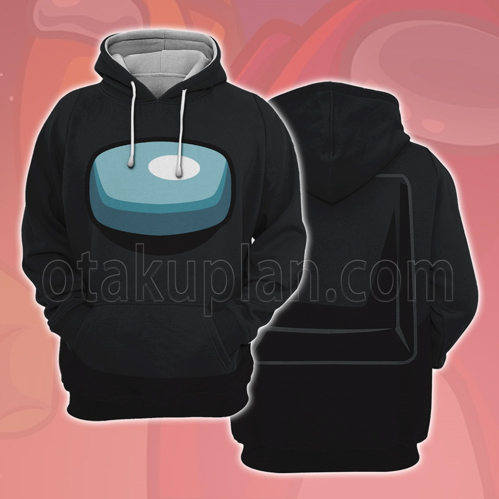 Among Us Crewmate Impostor Black Cosplay Hoodie