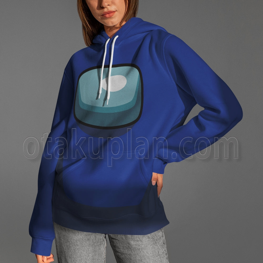 Among Us Crewmate Impostor Blue Cosplay Hoodie