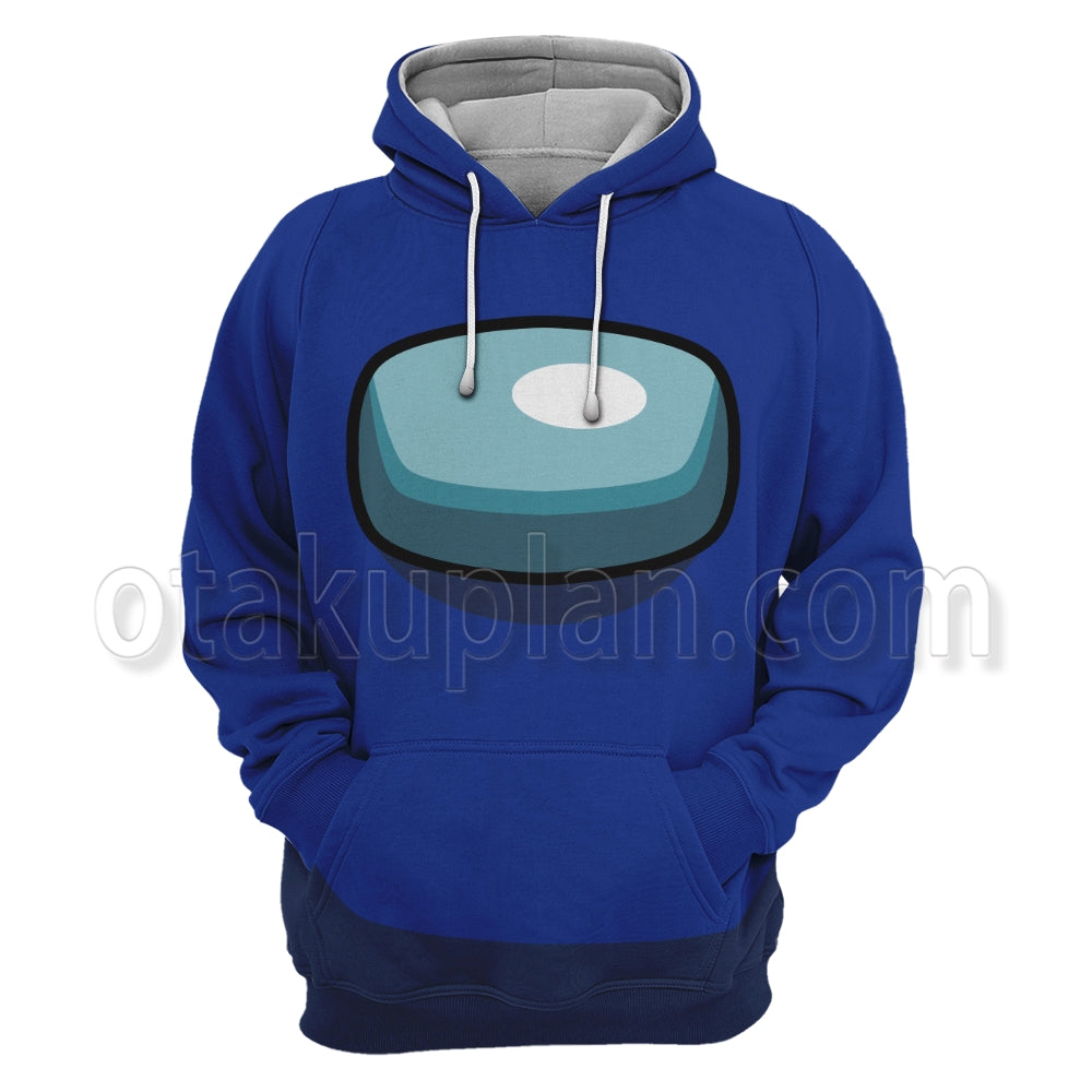 Among Us Crewmate Impostor Blue Cosplay Hoodie