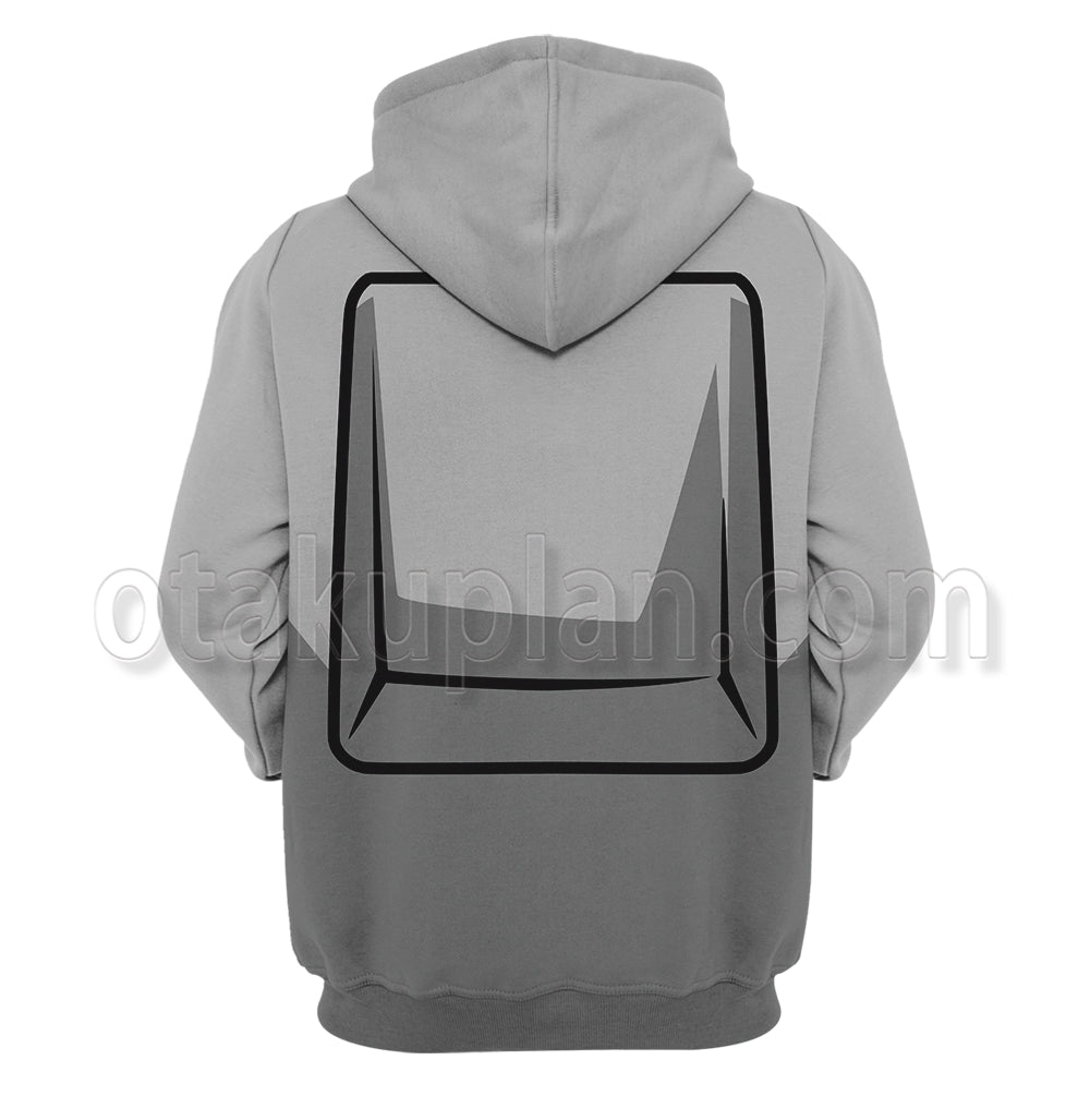Among Us Crewmate Impostor Gray Cosplay Hoodie