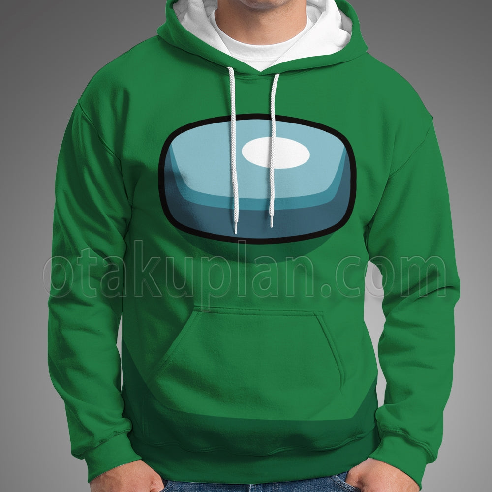Among Us Crewmate Impostor Green Cosplay Hoodie