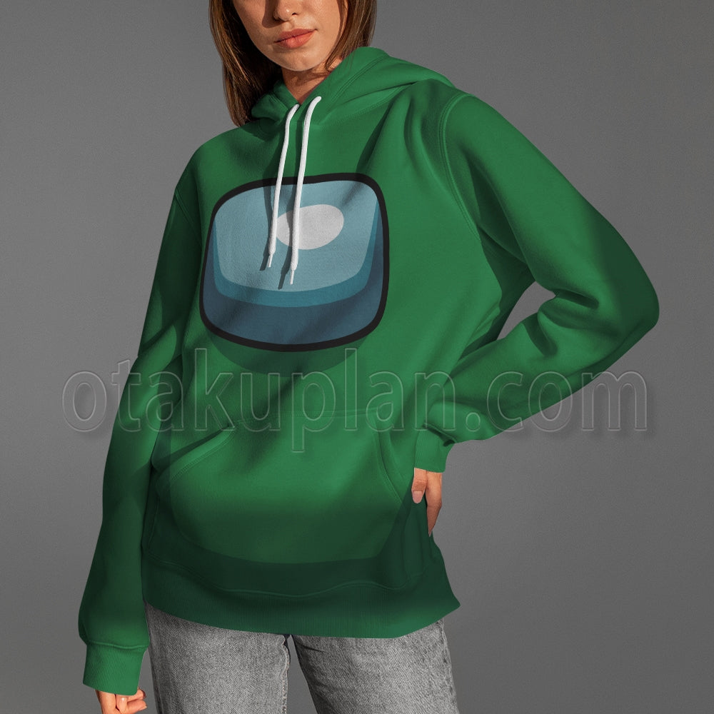 Among Us Crewmate Impostor Green Cosplay Hoodie