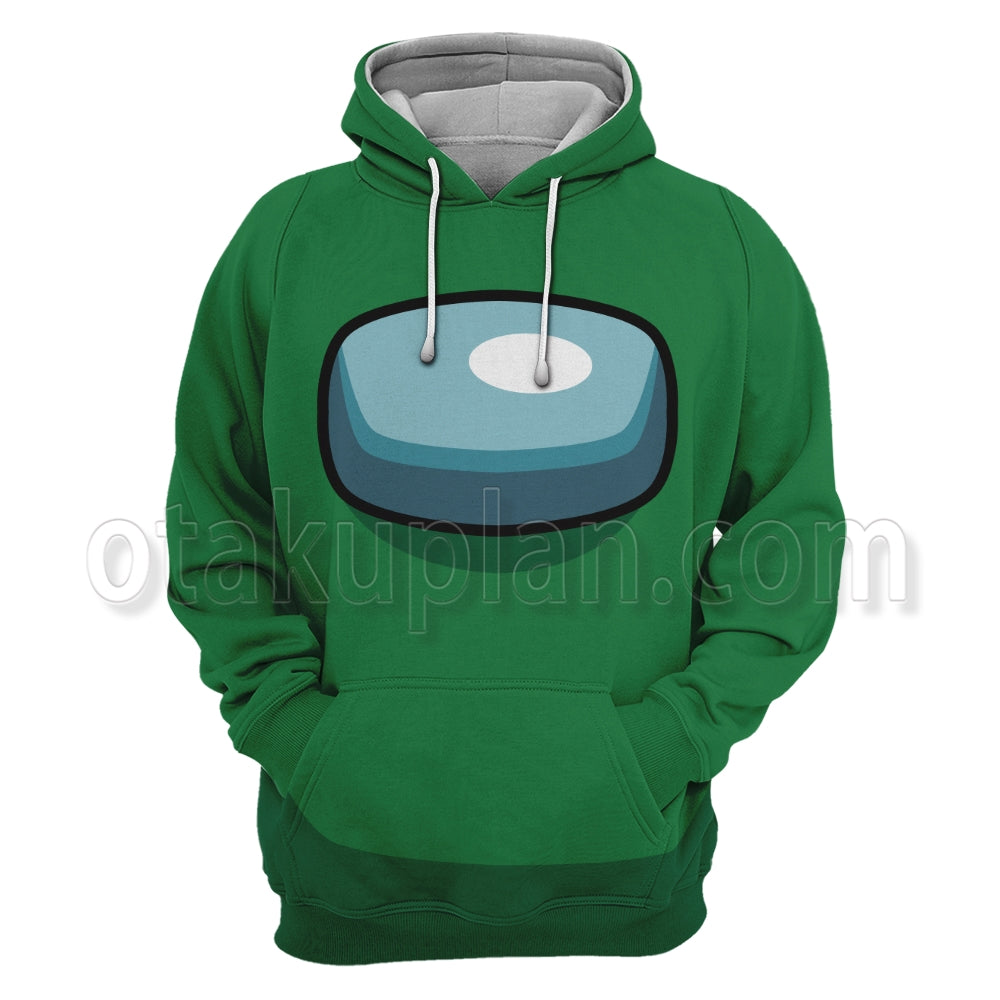 Among Us Crewmate Impostor Green Cosplay Hoodie