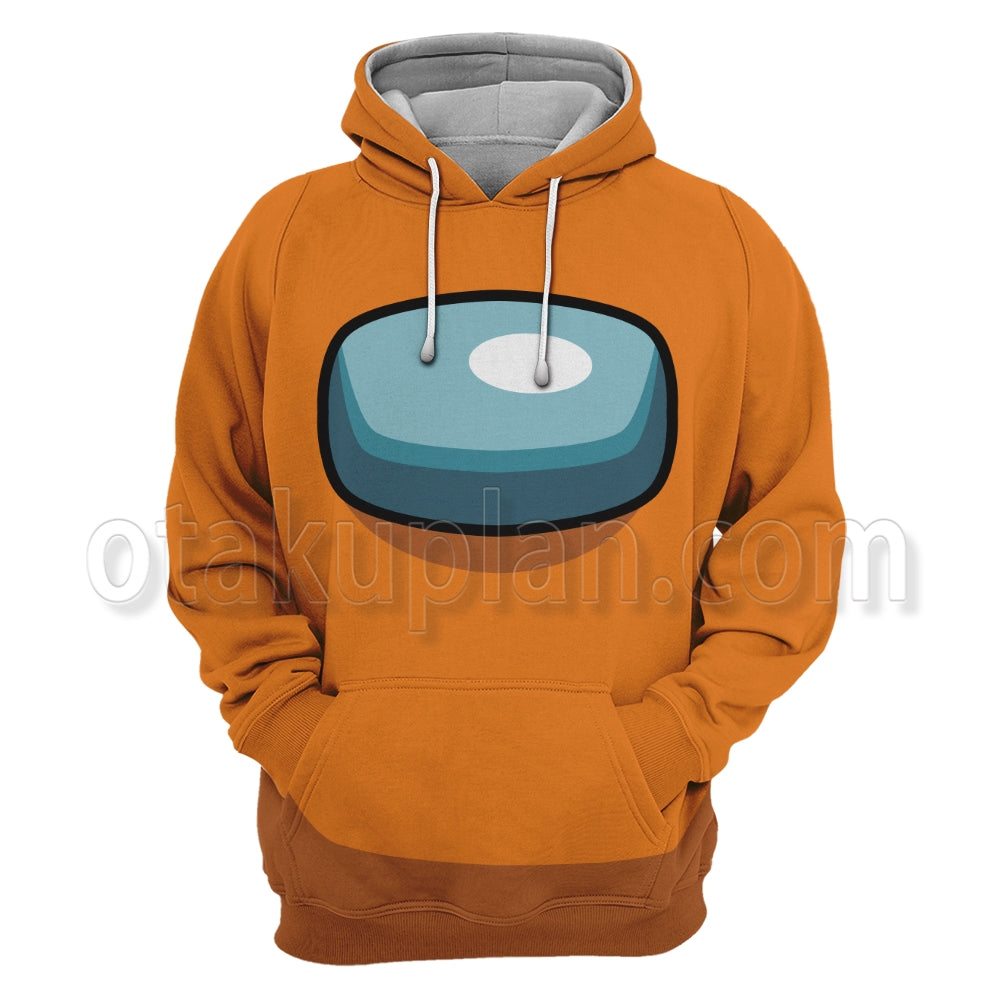 Among Us Crewmate Impostor Orange Cosplay Hoodie