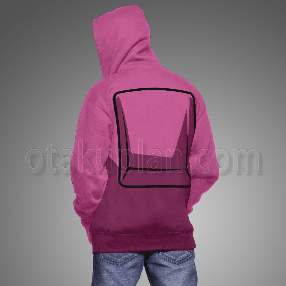 Among Us Crewmate Impostor Pink Cosplay Hoodie