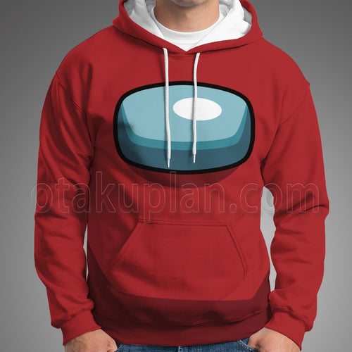 Among Us Crewmate Impostor Rose Cosplay Hoodie