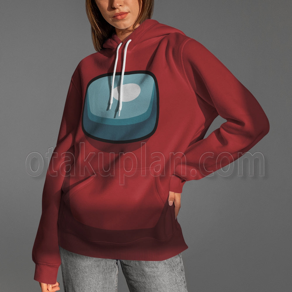 Among Us Crewmate Impostor Rose Cosplay Hoodie
