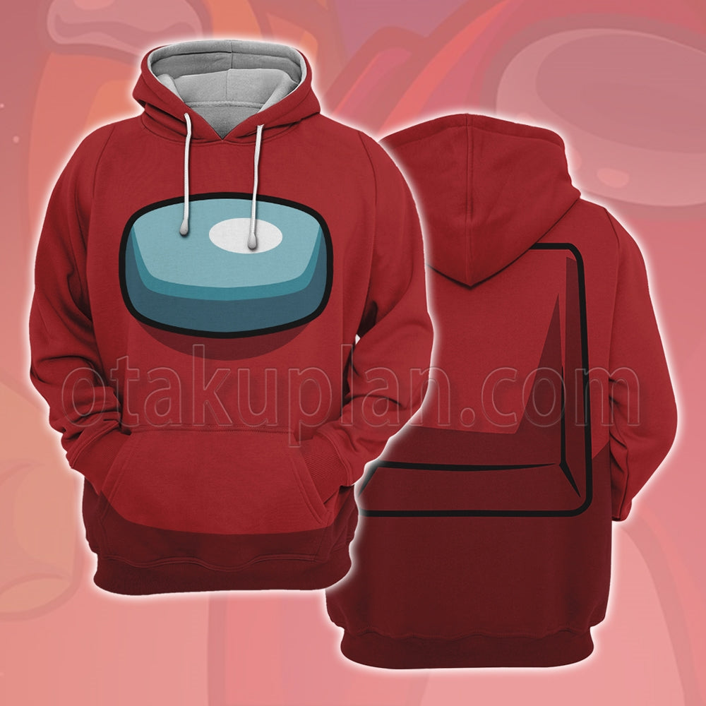 Among Us Crewmate Impostor Rose Cosplay Hoodie