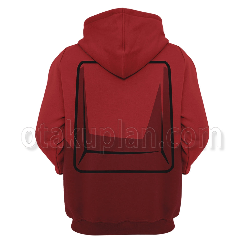 Among Us Crewmate Impostor Rose Cosplay Hoodie