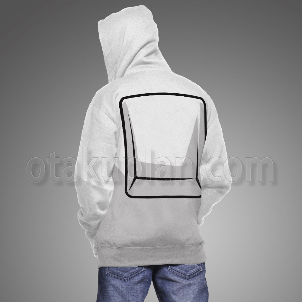 Among Us Crewmate Impostor White Cosplay Hoodie