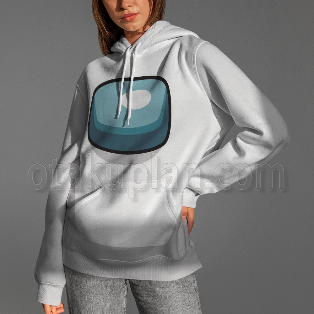 Among Us Crewmate Impostor White Cosplay Hoodie