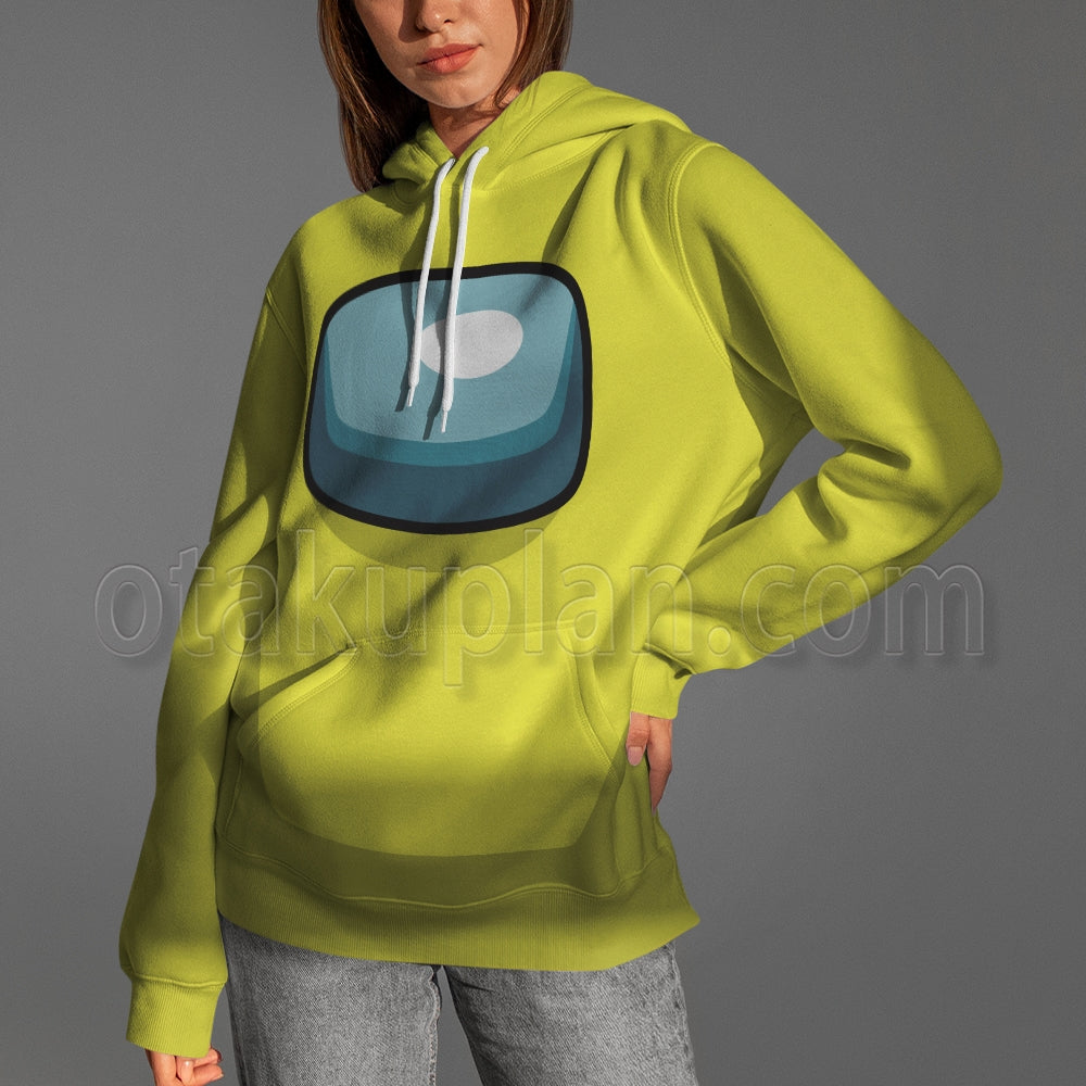 Among Us Crewmate Impostor Yellow Cosplay Hoodie