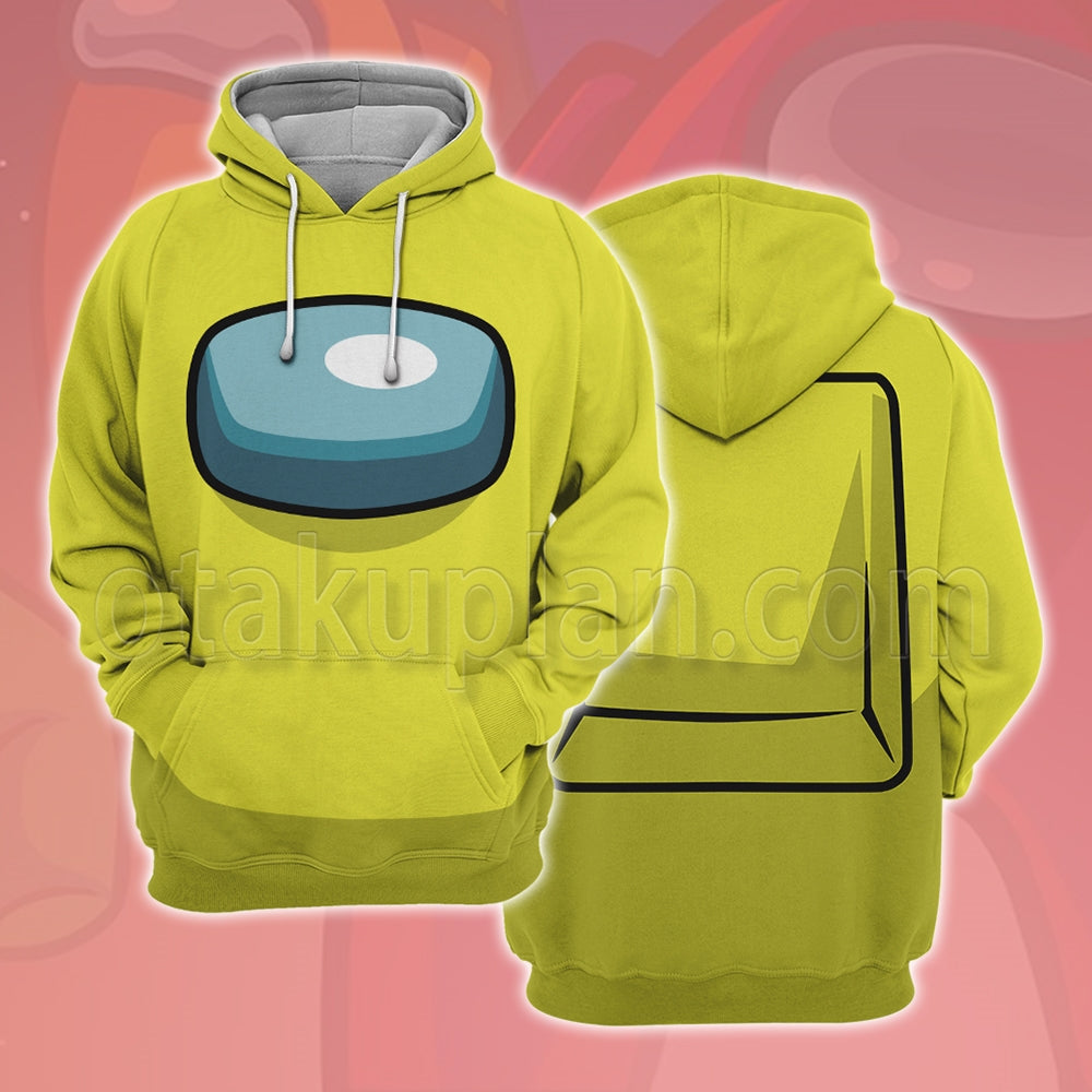 Among Us Crewmate Impostor Yellow Cosplay Hoodie