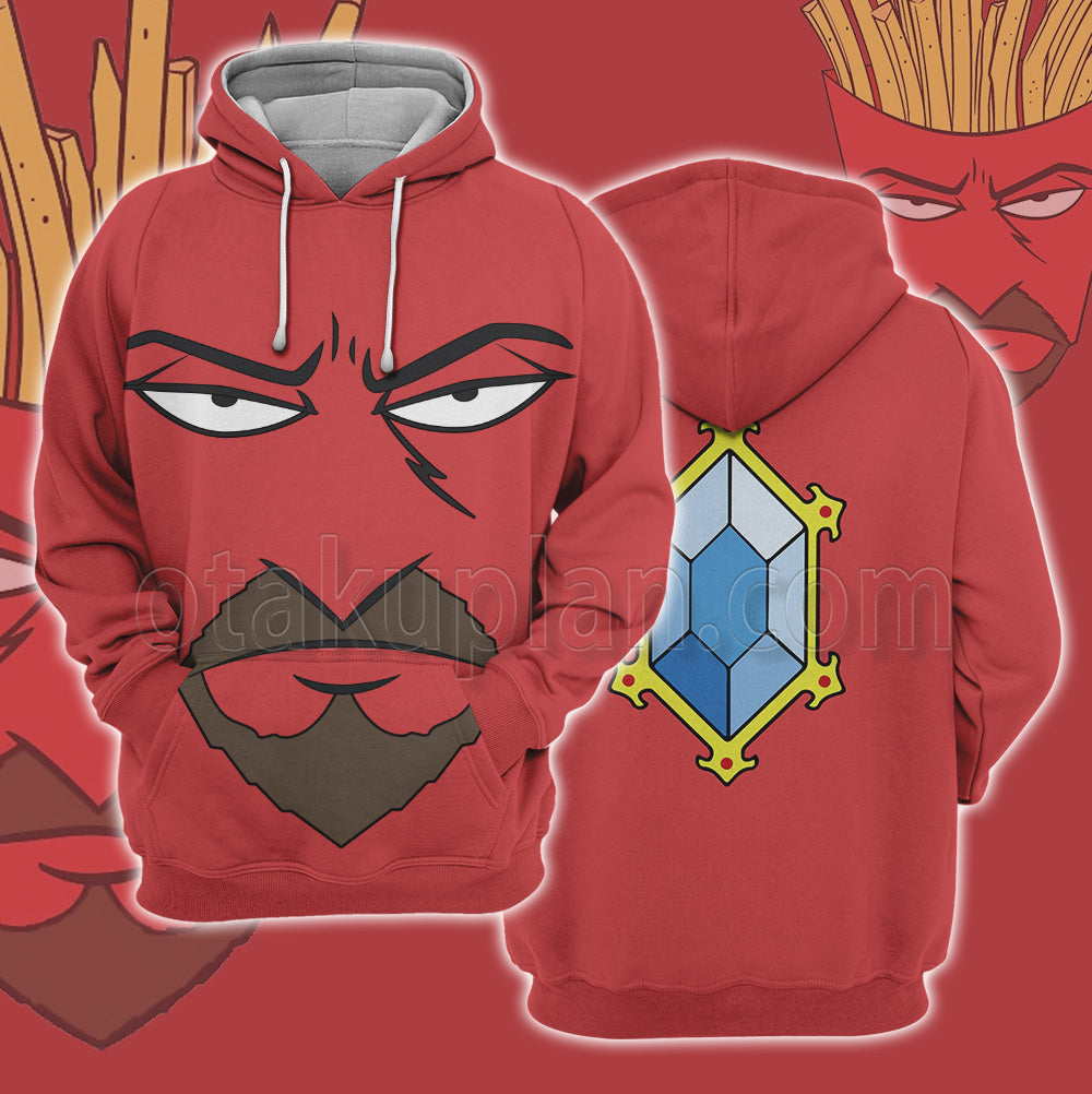 Aqua Teen Hunger Force Frylock Red Cosplay Hoodie