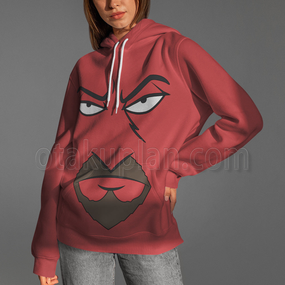 Aqua Teen Hunger Force Frylock Red Cosplay Hoodie