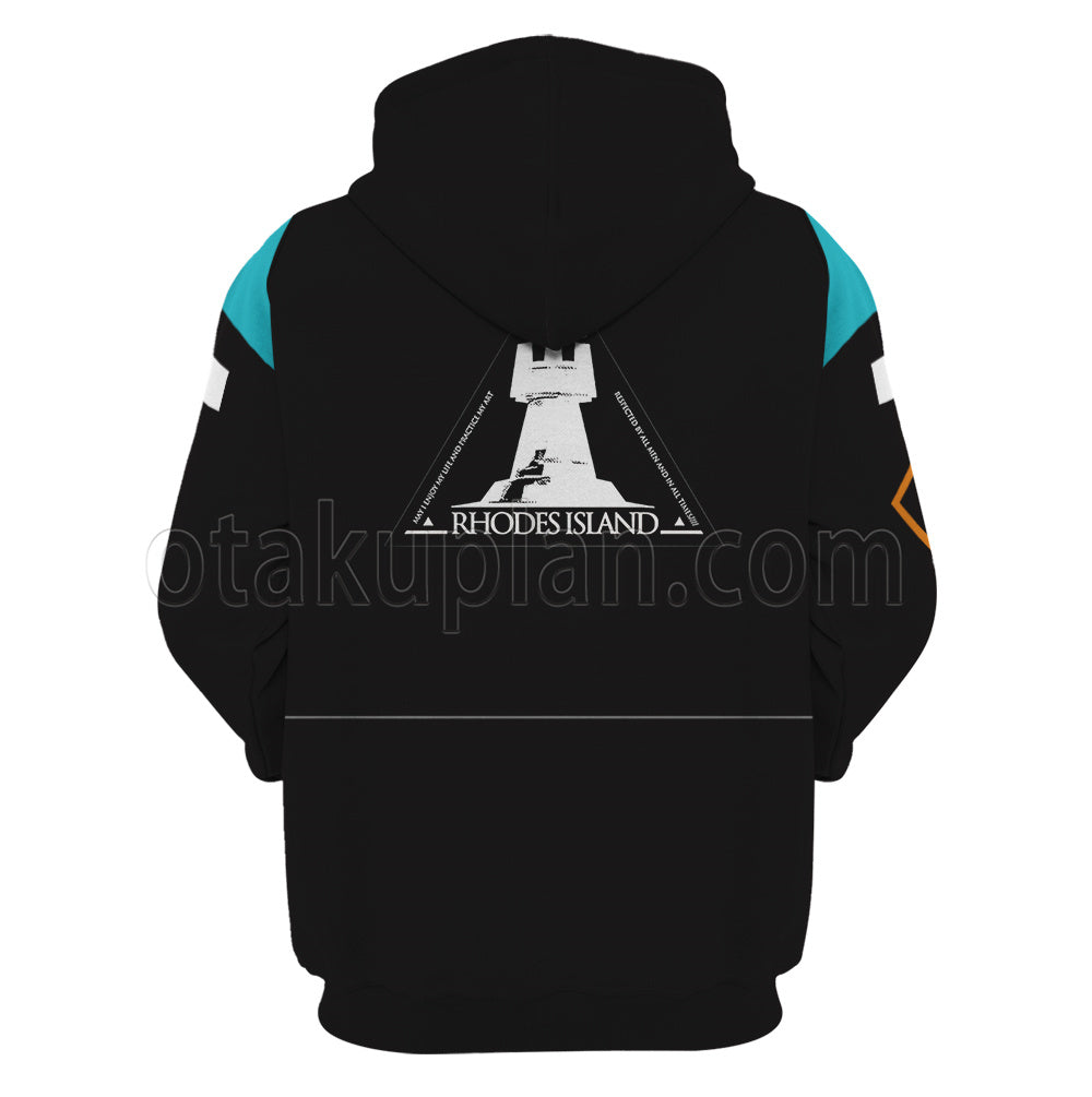 Arknights Doctor Black Cosplay Hoodie