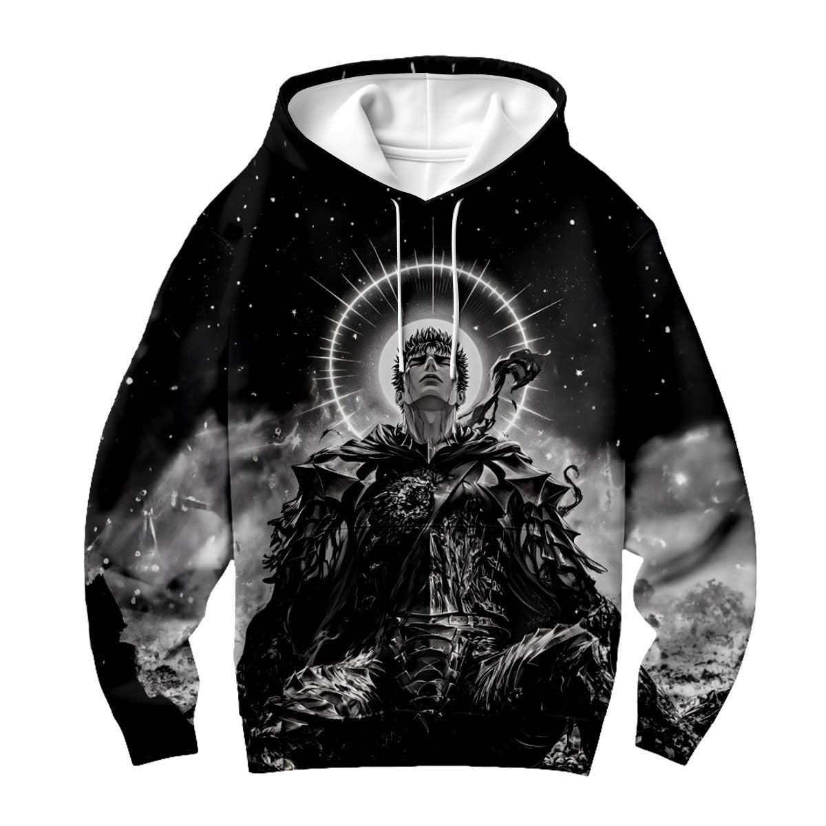 Berserk Griffith Seated With Halo Anime Apparel