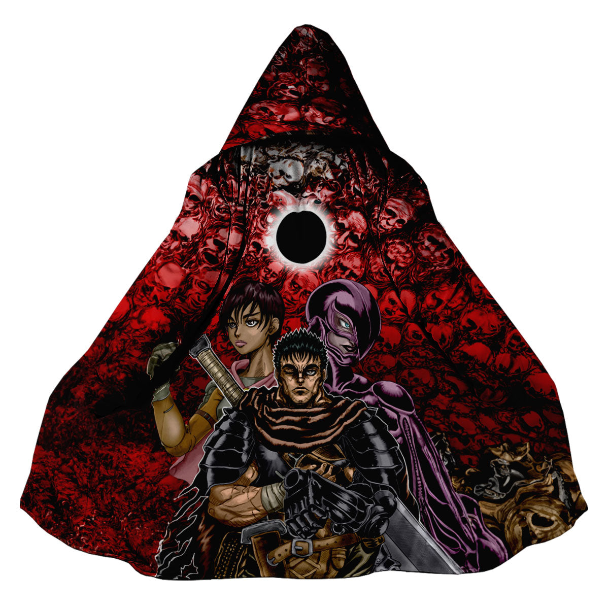 Berserk Guts Allies Horror Background Anime Apparel