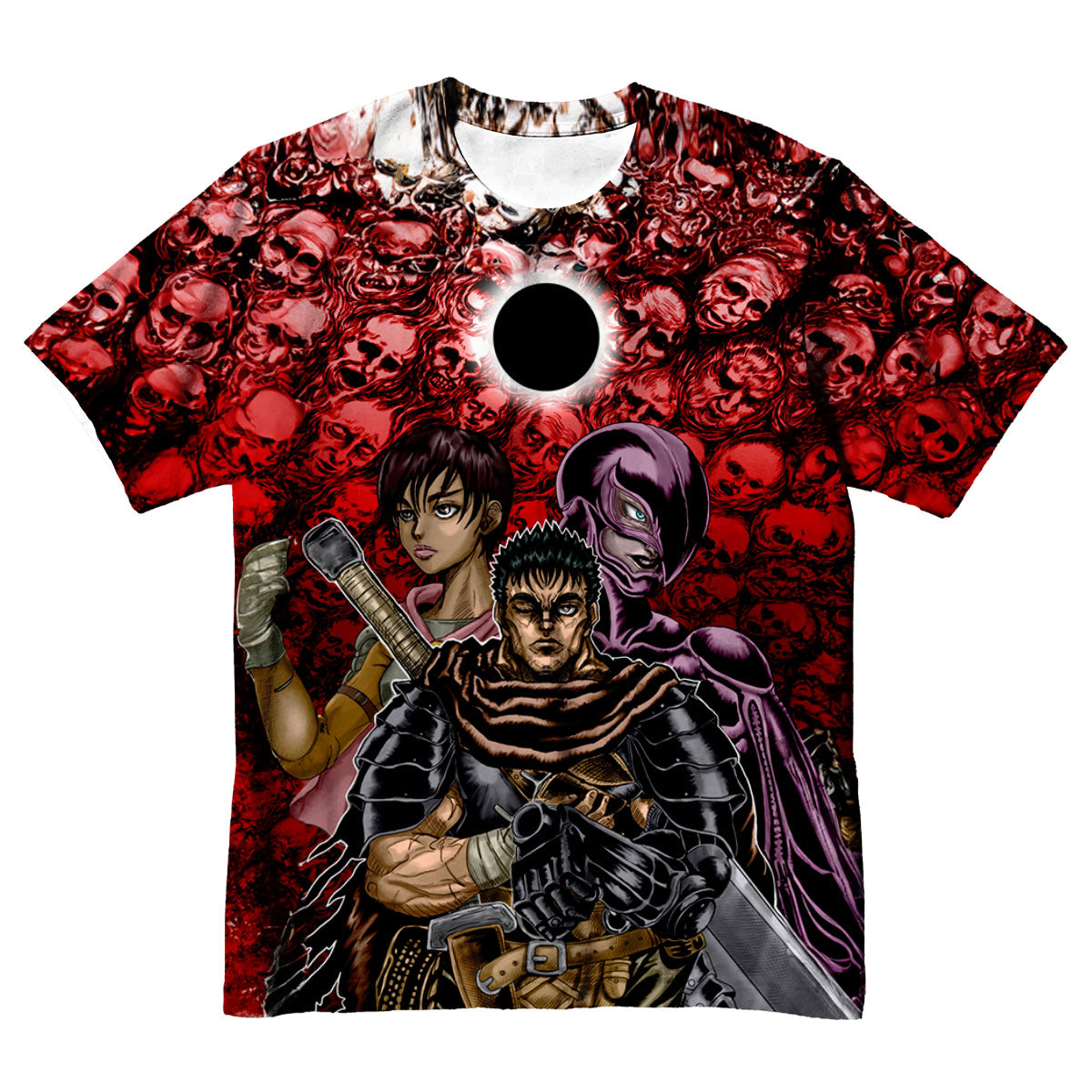 Berserk Guts Allies Horror Background Anime Apparel