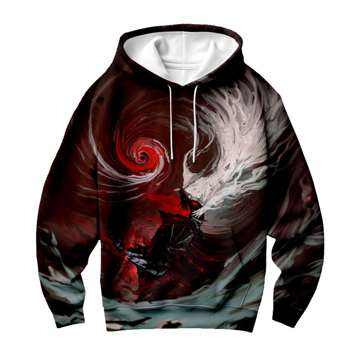 Berserk Guts Amid Swirling Energy Anime Apparel