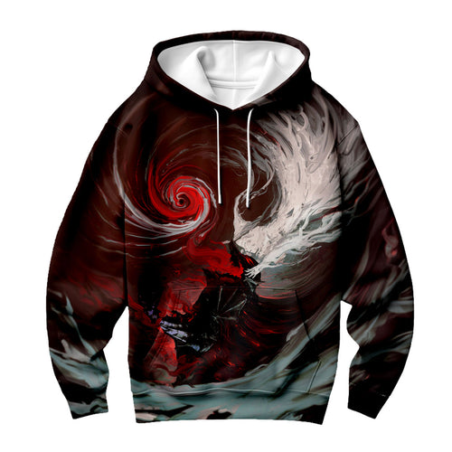 Berserk Guts Amid Swirling Energy Anime Apparel