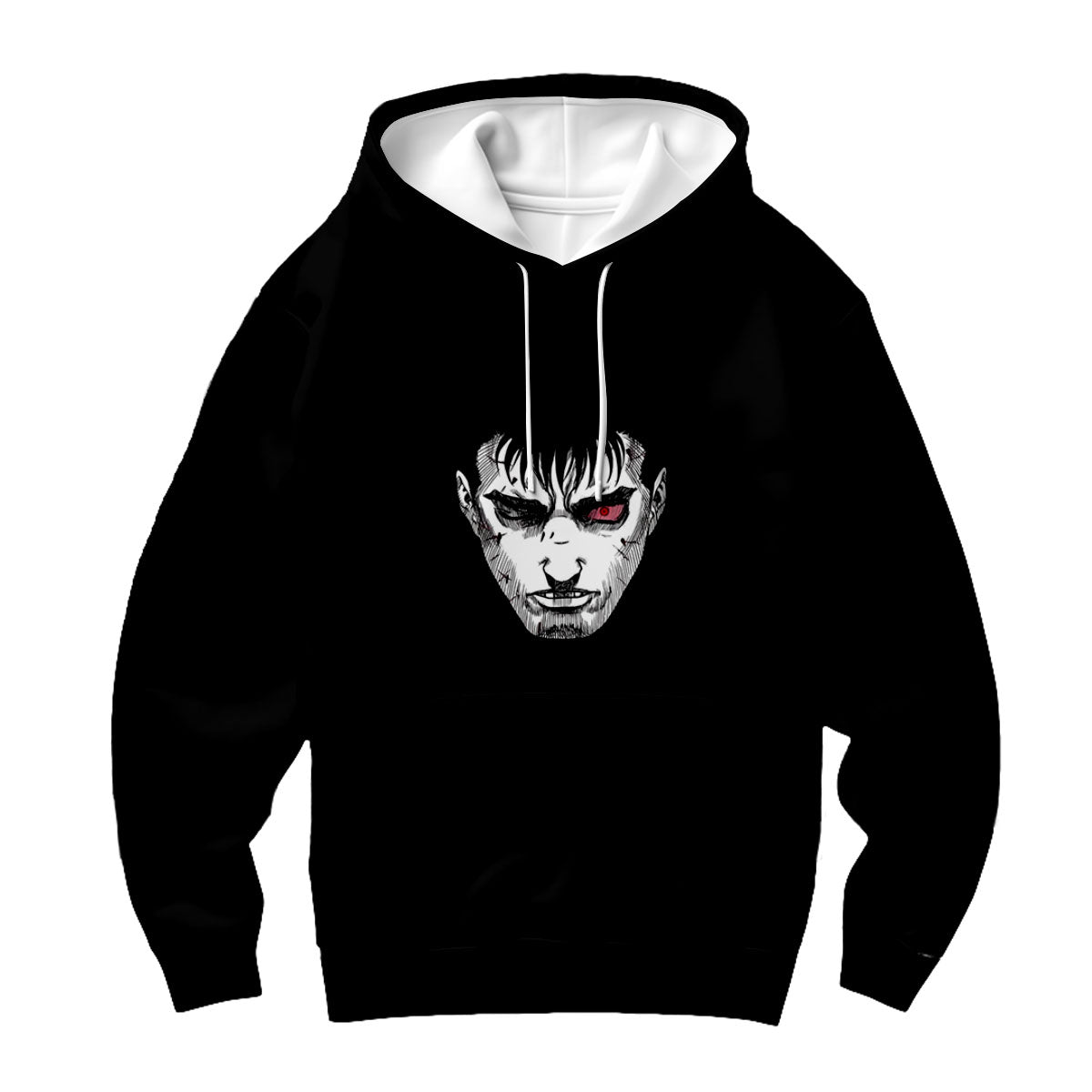 Berserk Guts Angry Visage Anime Apparel