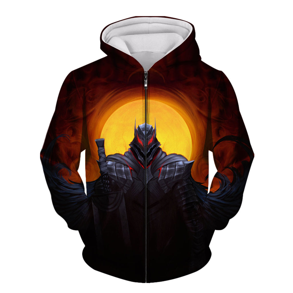 Berserk Guts Armored Knight Front Anime Apparel