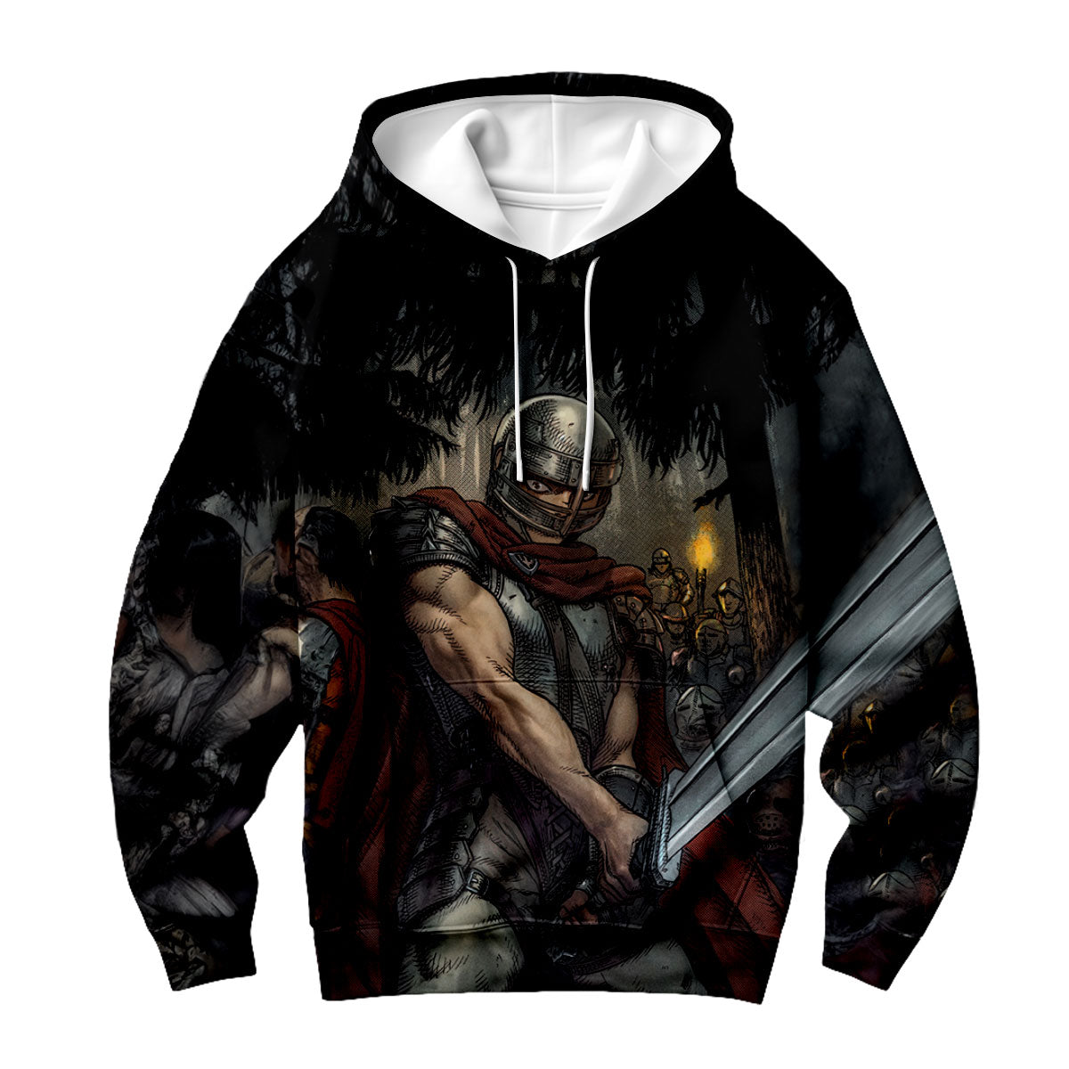 Berserk Guts Armored Sword Combat Anime Apparel
