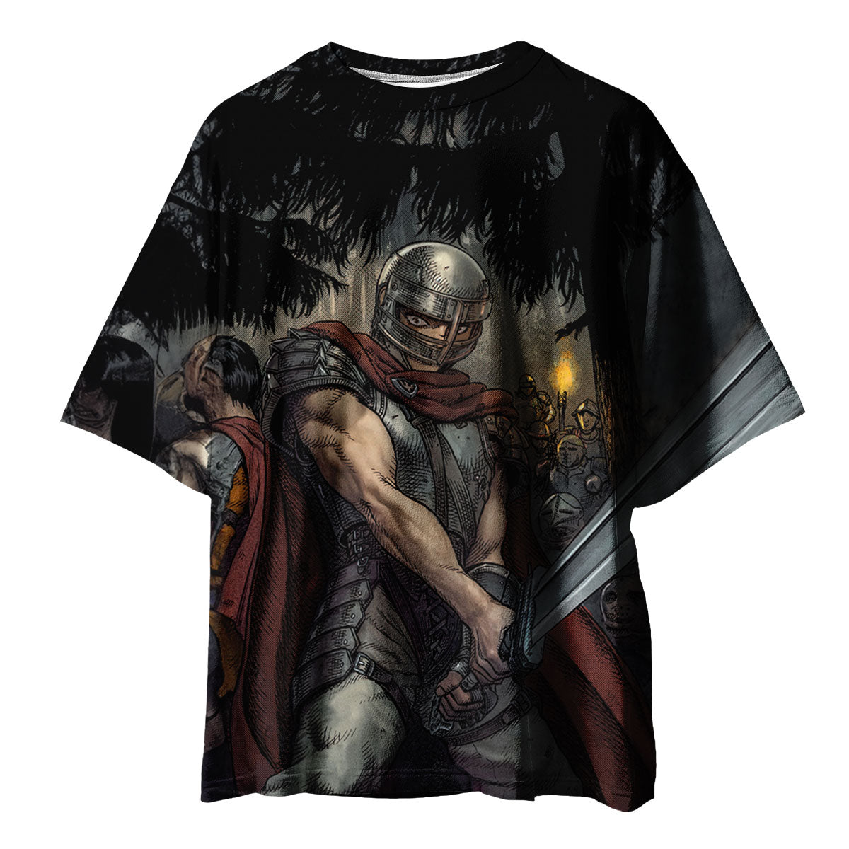 Berserk Guts Armored Sword Combat Anime Apparel