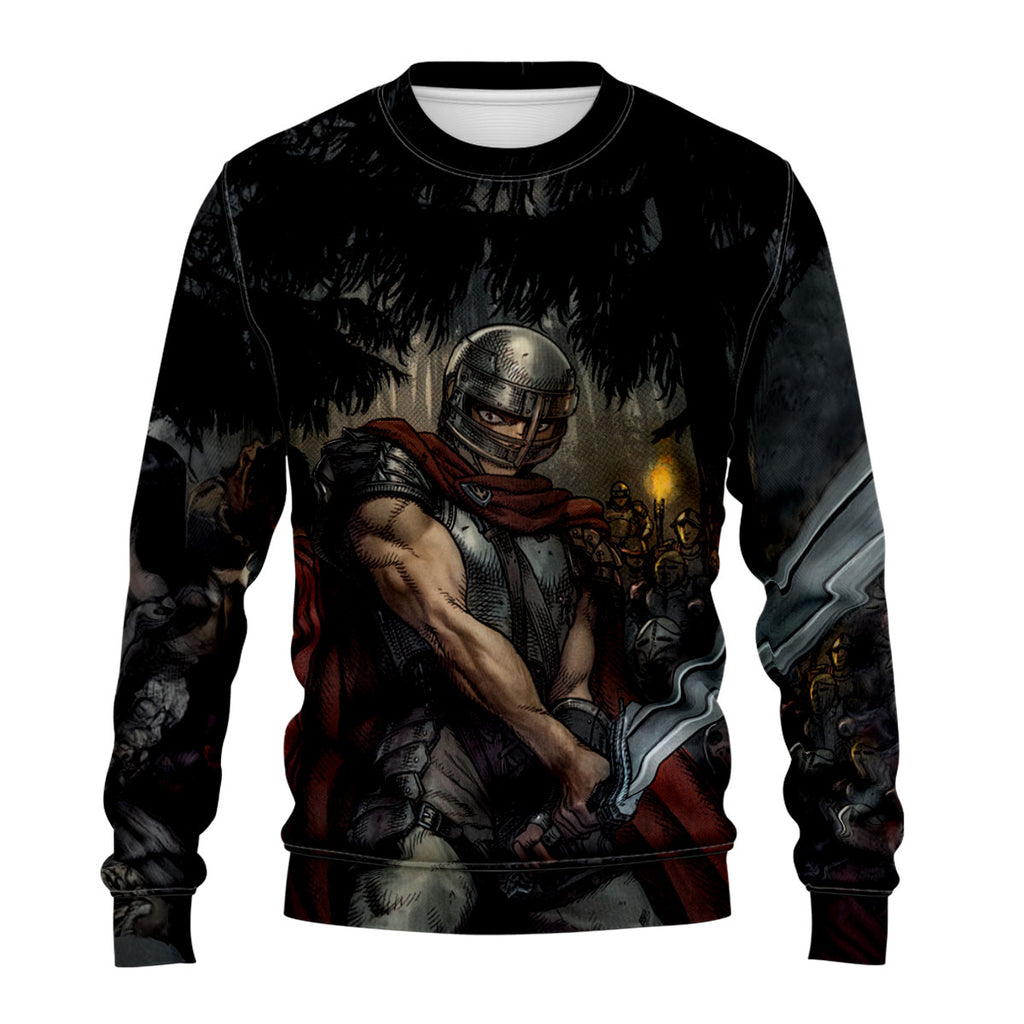 Berserk Guts Armored Sword Combat Anime Apparel