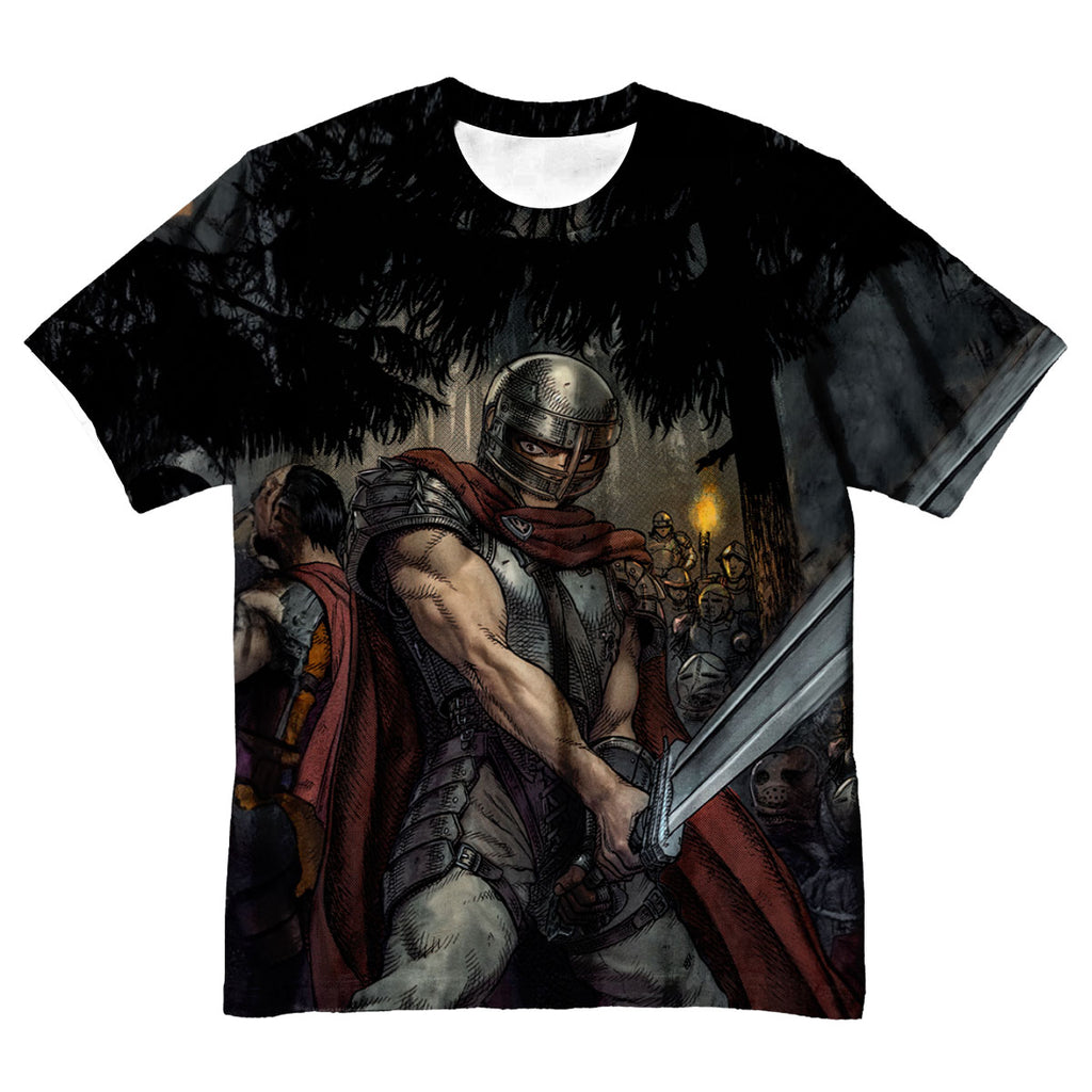 Berserk Guts Armored Sword Combat Anime Apparel