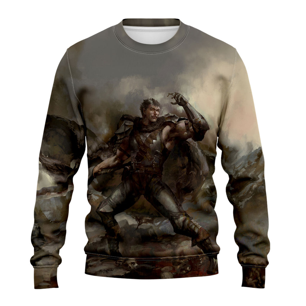 Berserk Guts Berserker Amid Ruins Anime Apparel
