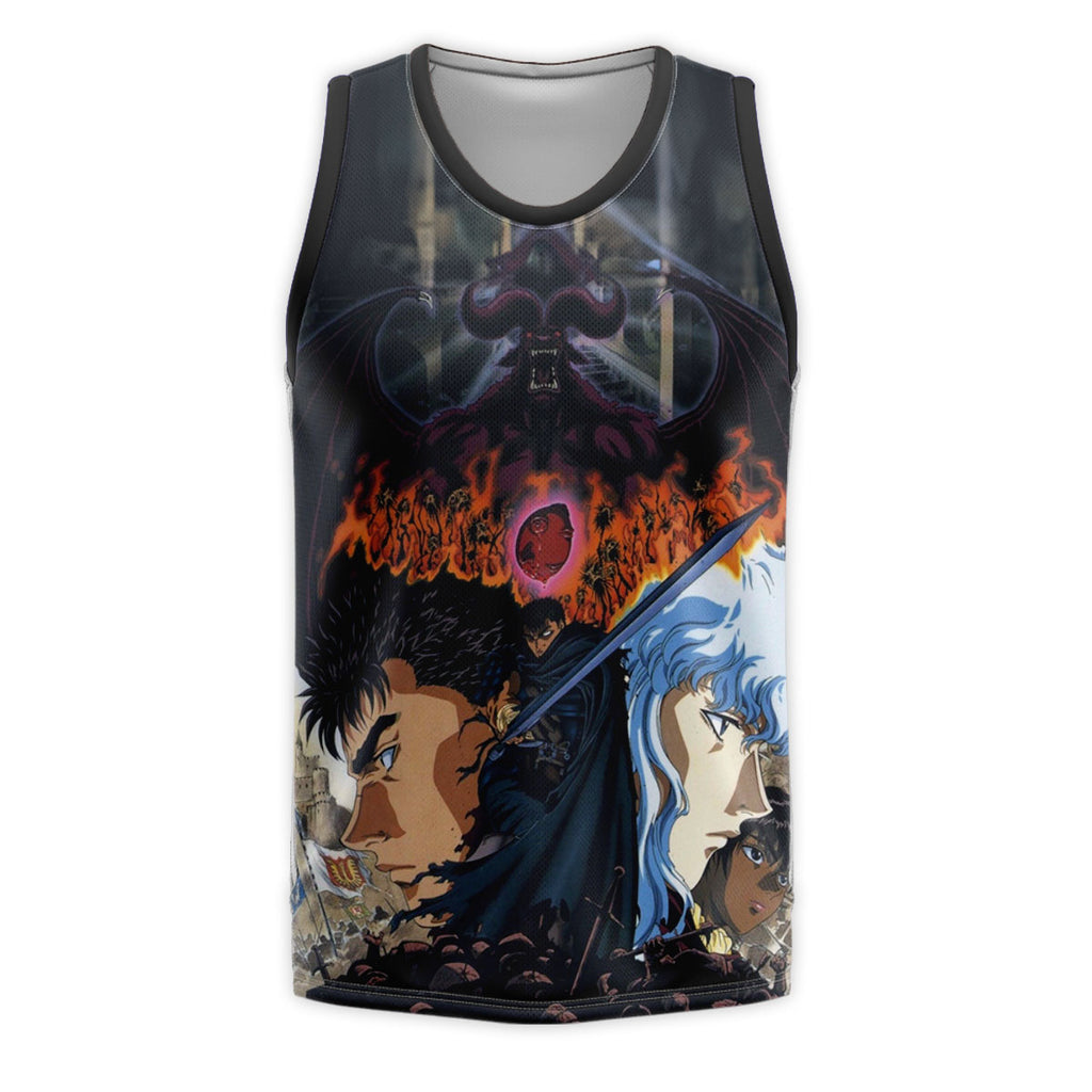 Berserk Guts Griffith Demon Background Anime Apparel