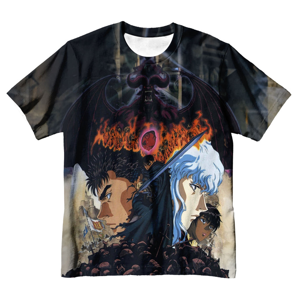 Berserk Guts Griffith Demon Background Anime Apparel