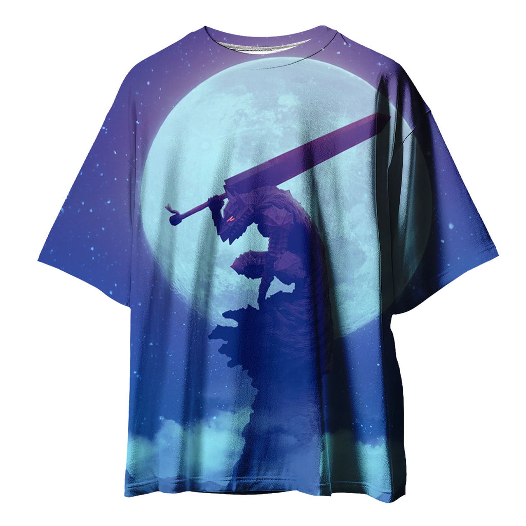 Berserk Guts Moonlit Greatsword Battle Anime Apparel