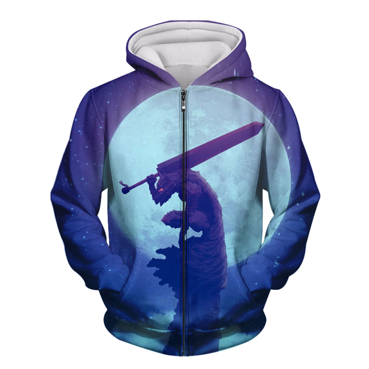 Berserk Guts Moonlit Greatsword Battle Anime Apparel