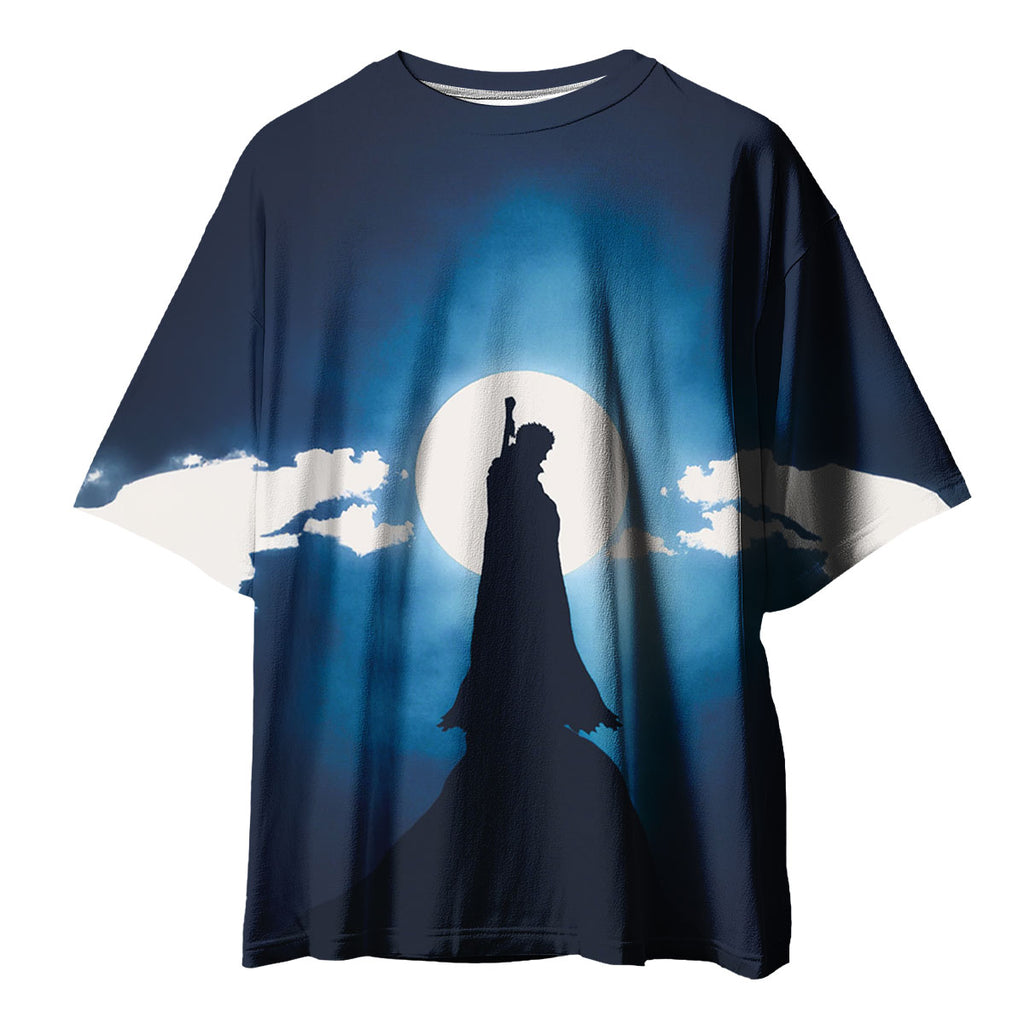 Berserk Guts Mountain Berserker Silhouette Anime Apparel