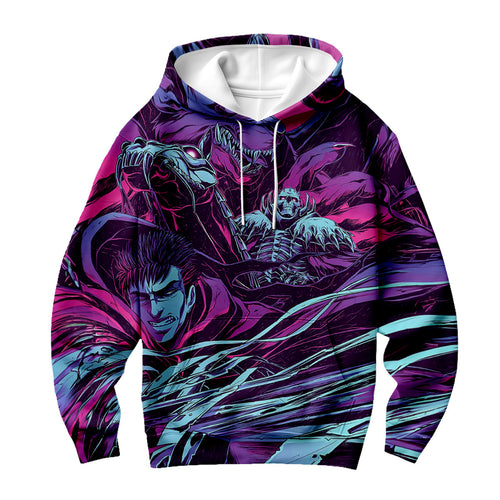 Berserk Guts Raging Sword Strike Anime Apparel