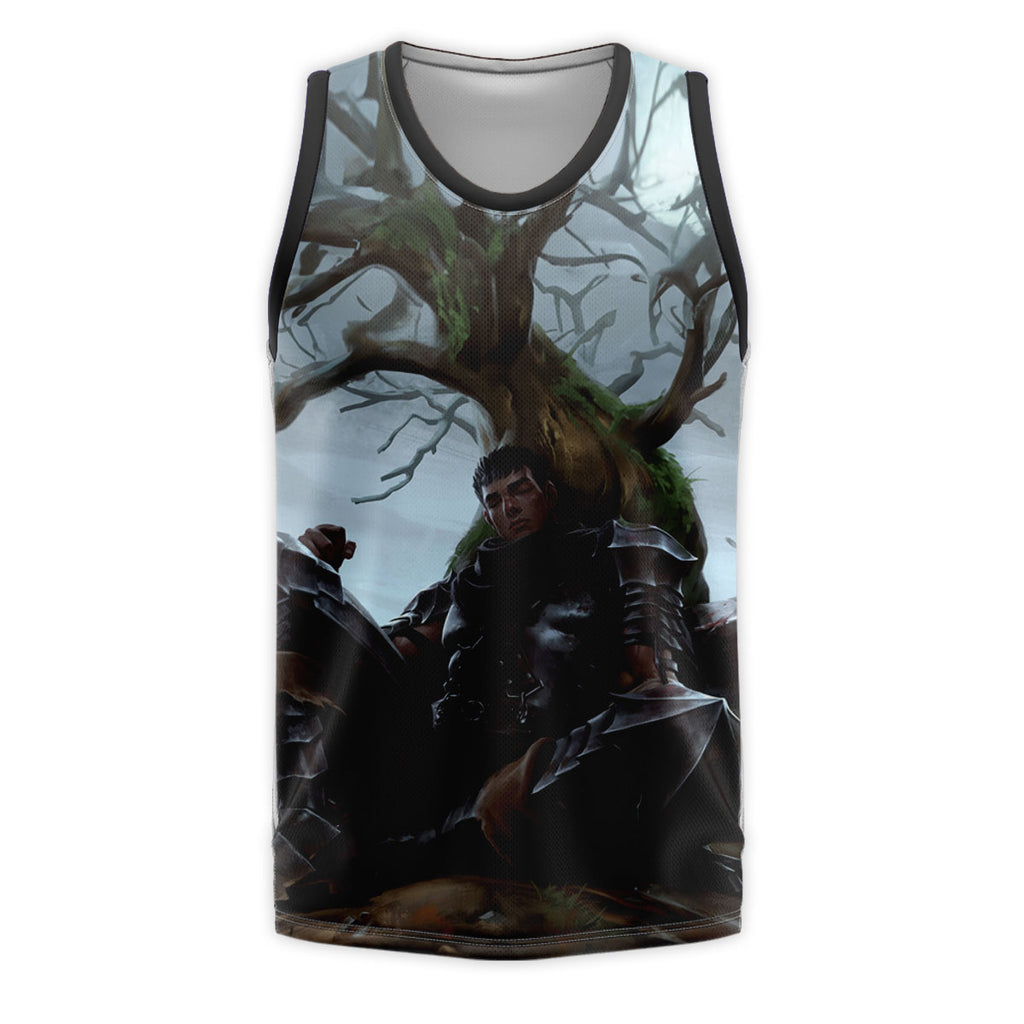 Berserk Guts Resting Under Tree Anime Apparel