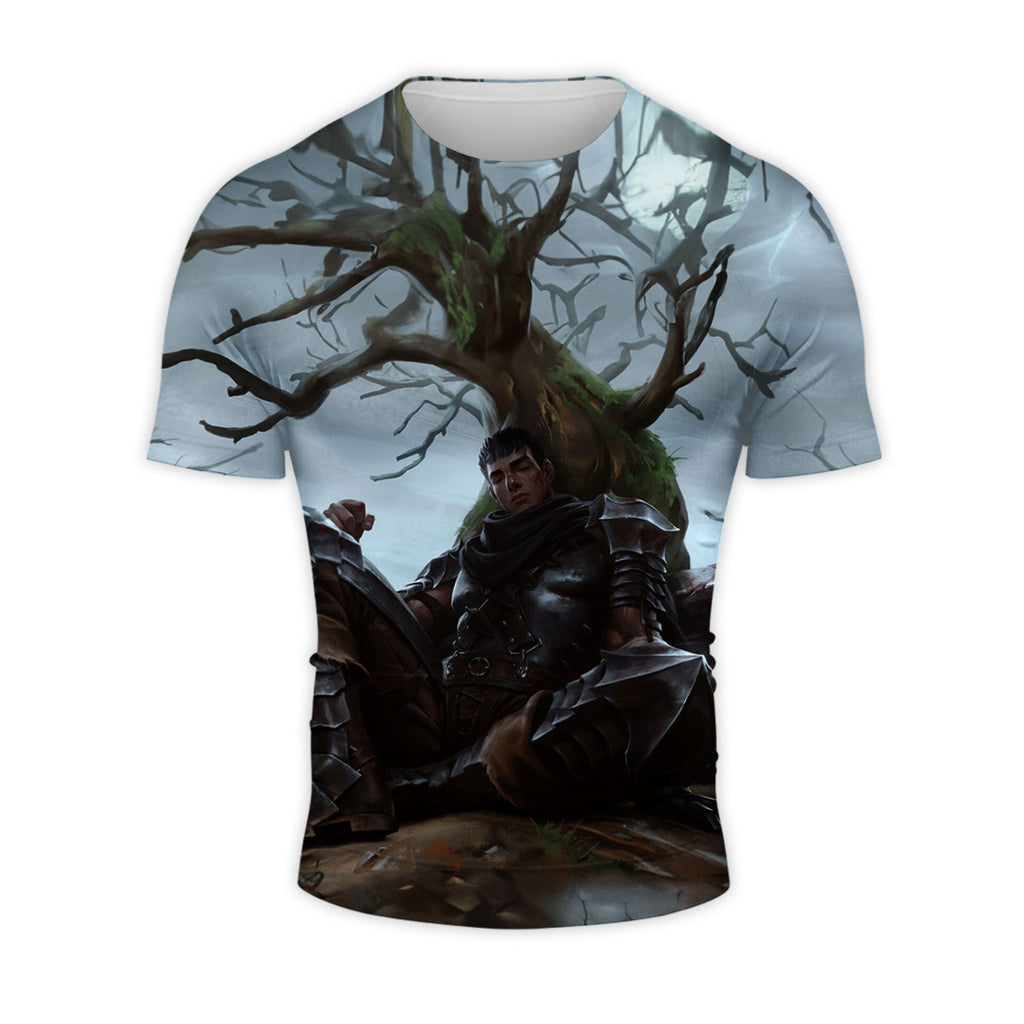 Berserk Guts Resting Under Tree Anime Apparel