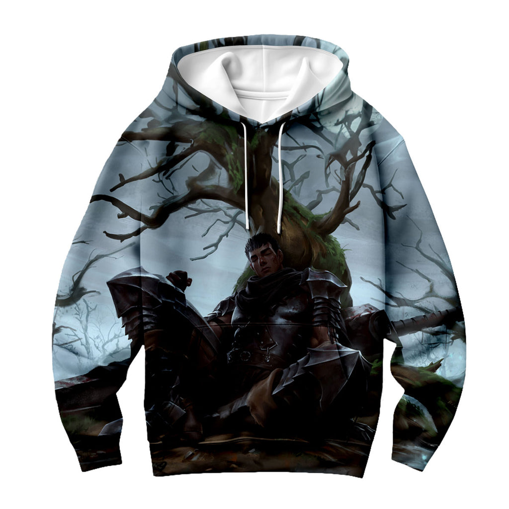 Berserk Guts Resting Under Tree Anime Apparel