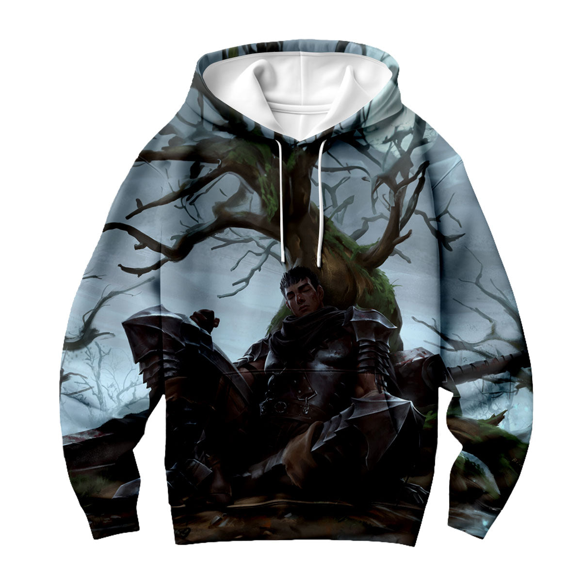 Berserk Guts Resting Under Tree Anime Apparel