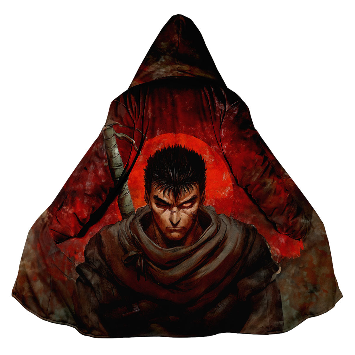 Berserk Guts Serious Sword Stance Anime Apparel