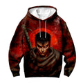 Berserk Guts Serious Sword Stance Anime Apparel